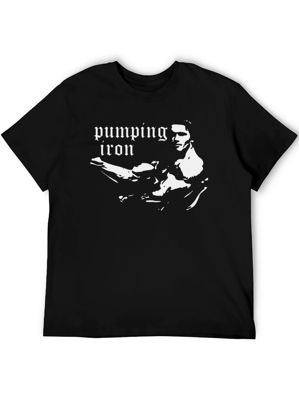Pumping Iron Graphic Tee - Classic Bodybuilding T-Shirt