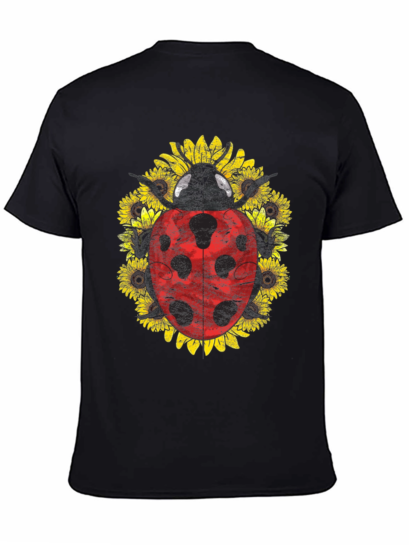 Ladybug Sunflower Graphic Tee - Unisex