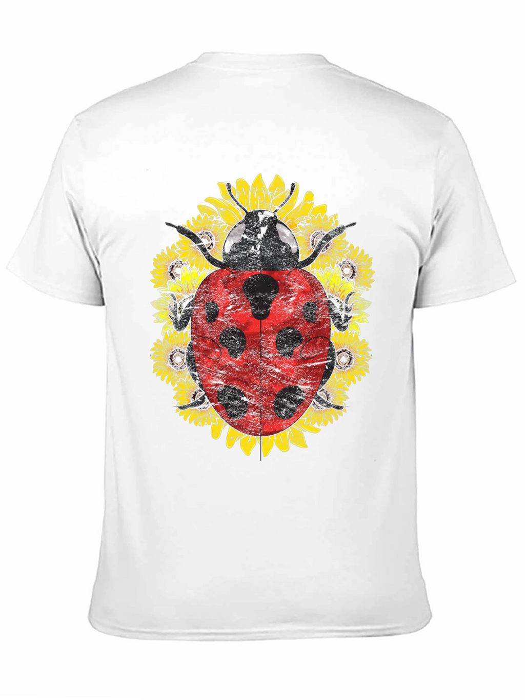 Ladybug Sunflower Graphic Tee - Unisex