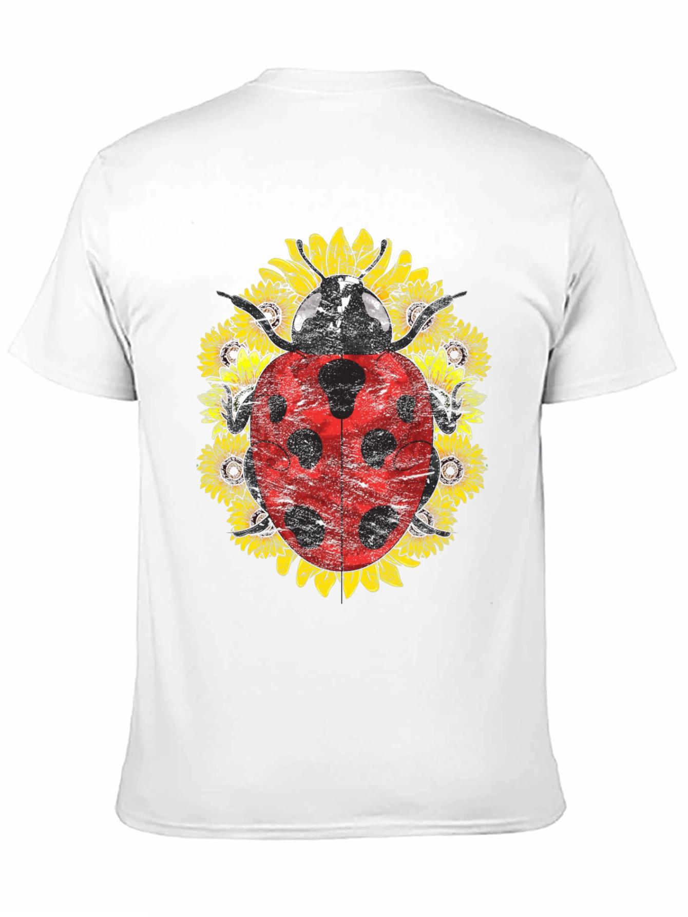 Ladybug Sunflower Graphic Tee - Unisex