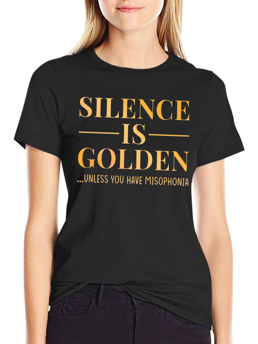 Silence is Golden T-Shirt - Misophonia Awareness Tee