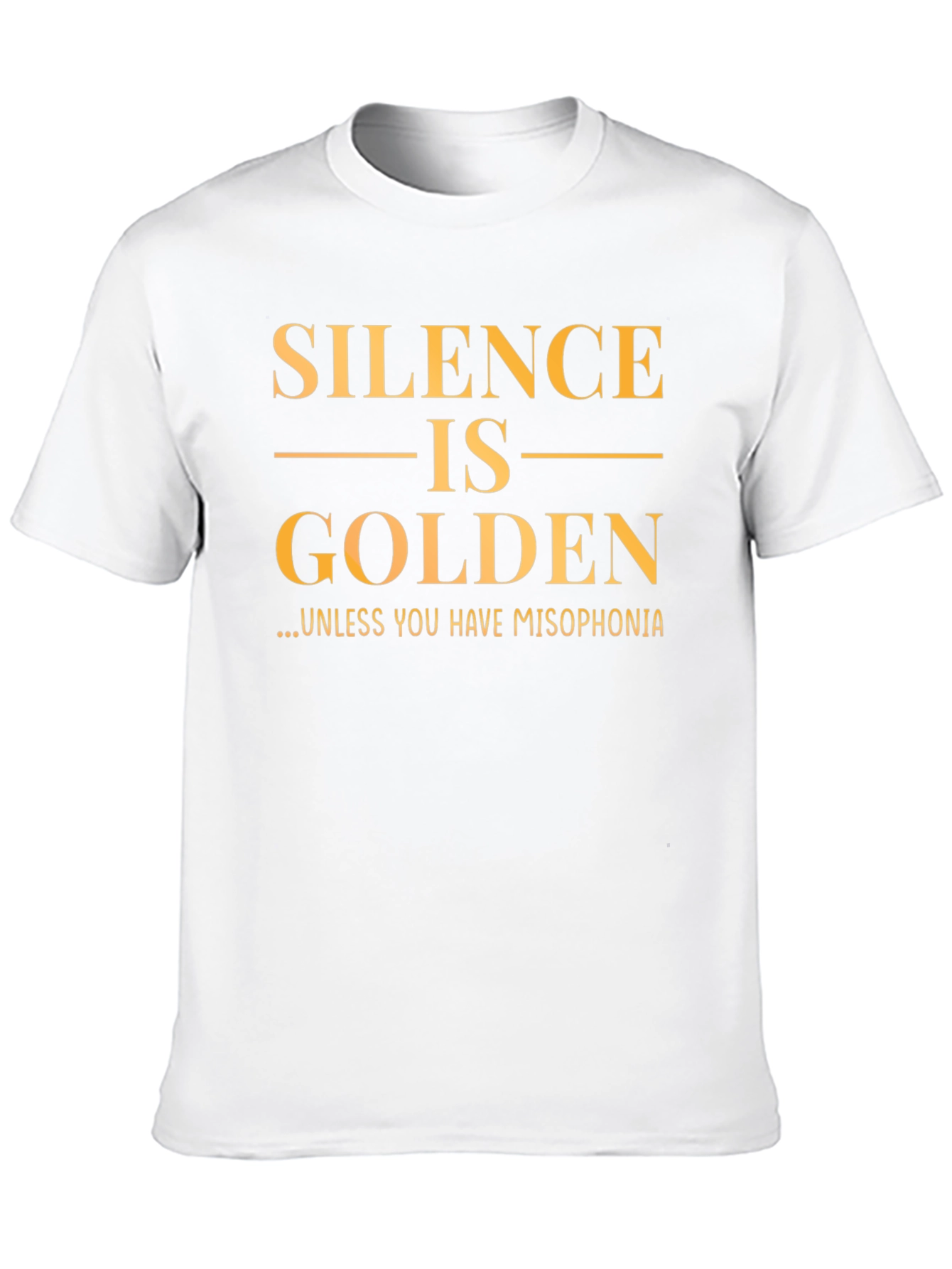 Silence is Golden T-Shirt - Misophonia Awareness Tee