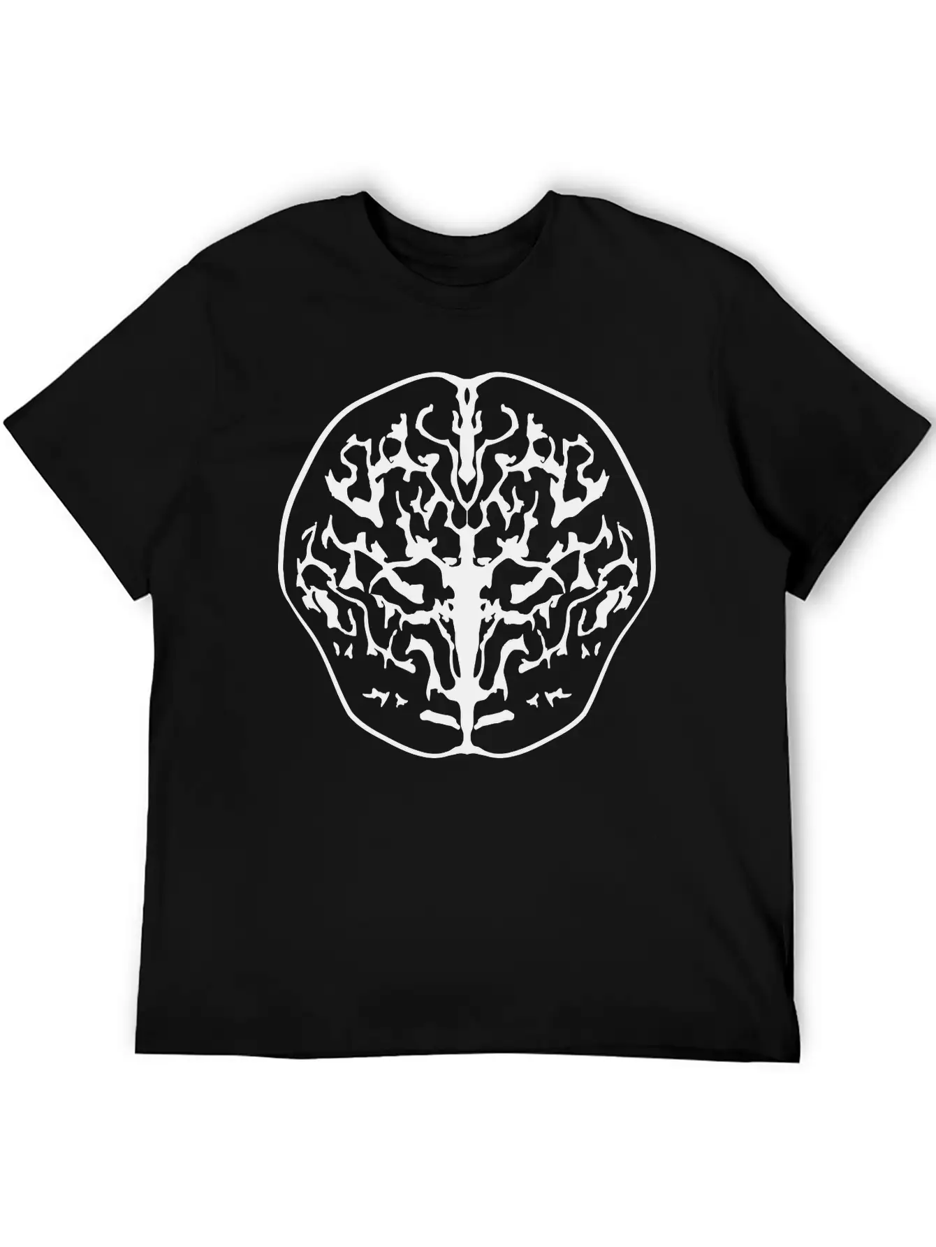Brain Bloody Horror Halloween Thinking Smart Disgu Unisex Casual T-Shirt – Clean Design For Daily Comfort