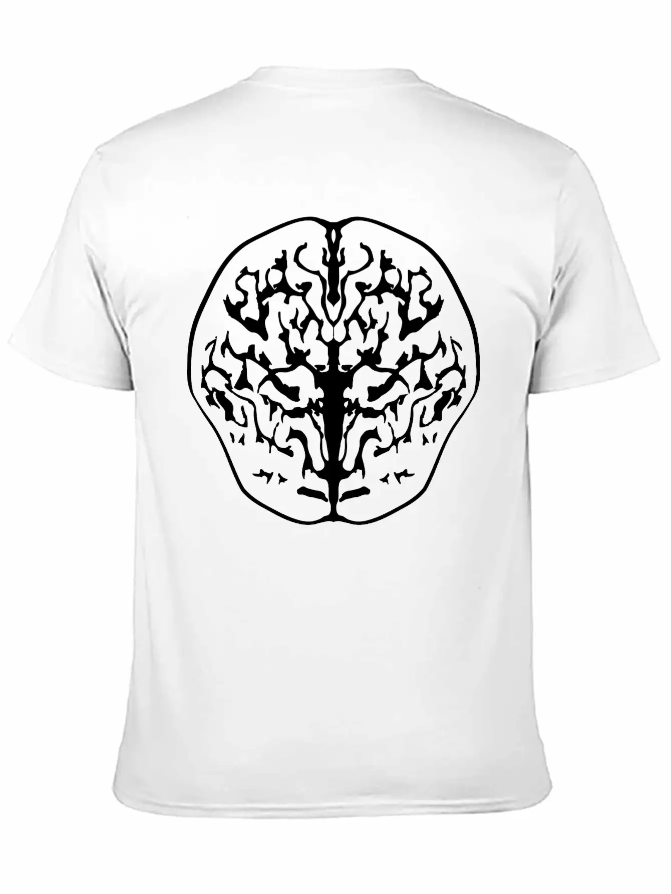 Brain Bloody Horror Halloween Thinking Smart Disgu Unisex Casual T-Shirt – Clean Design For Daily Comfort