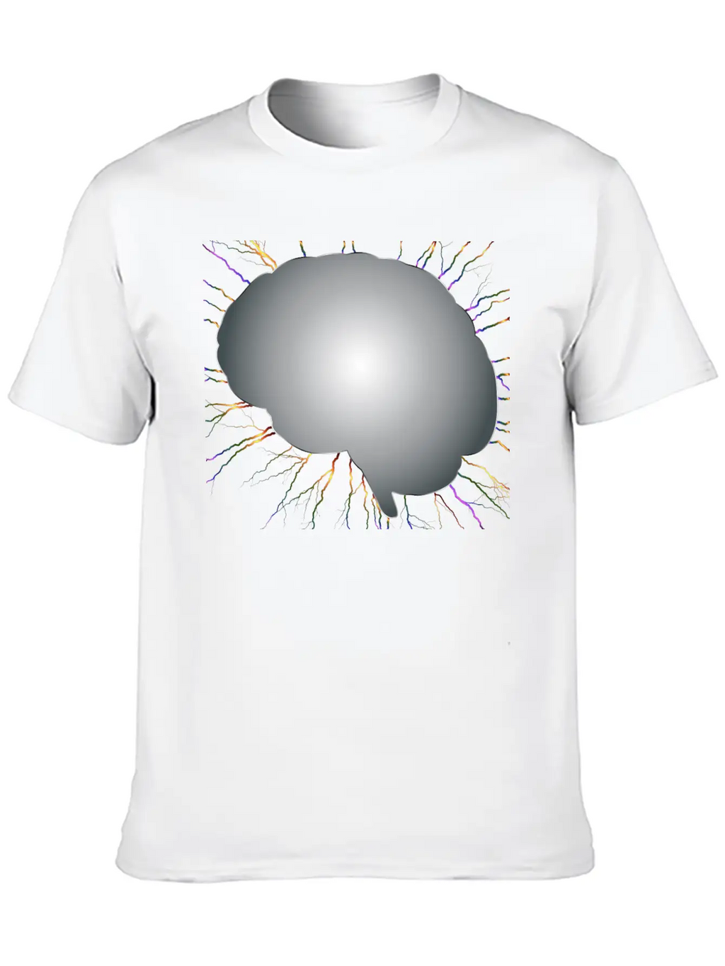 Brain Storm 6 No Background Breathable Soft Cotton T-Shirt – Timeless Casual Look