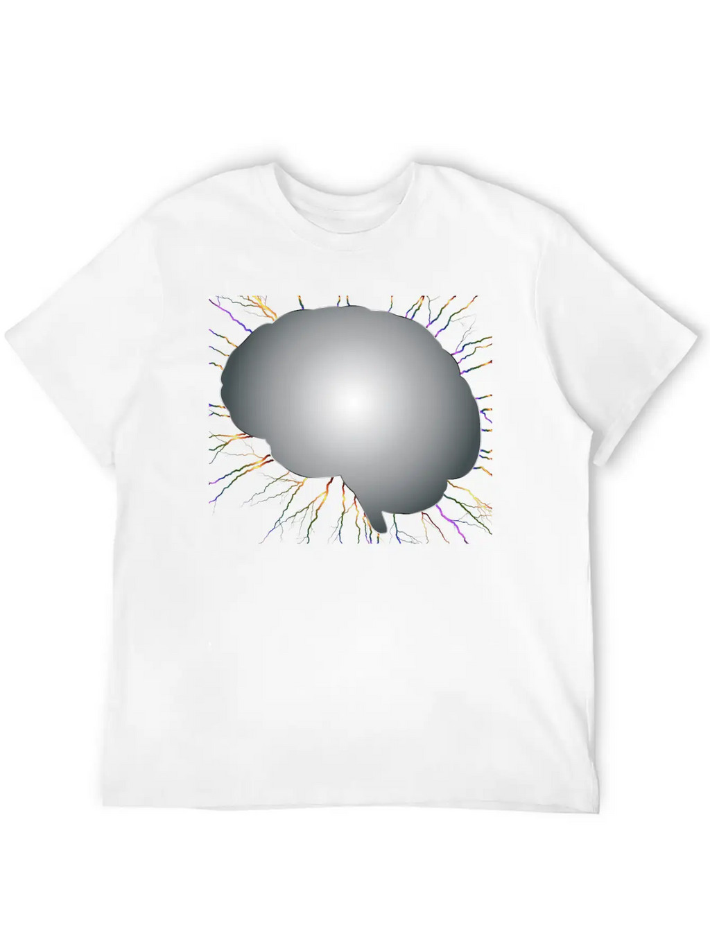 Brain Storm 6 No Background Breathable Soft Cotton T-Shirt – Timeless Casual Look