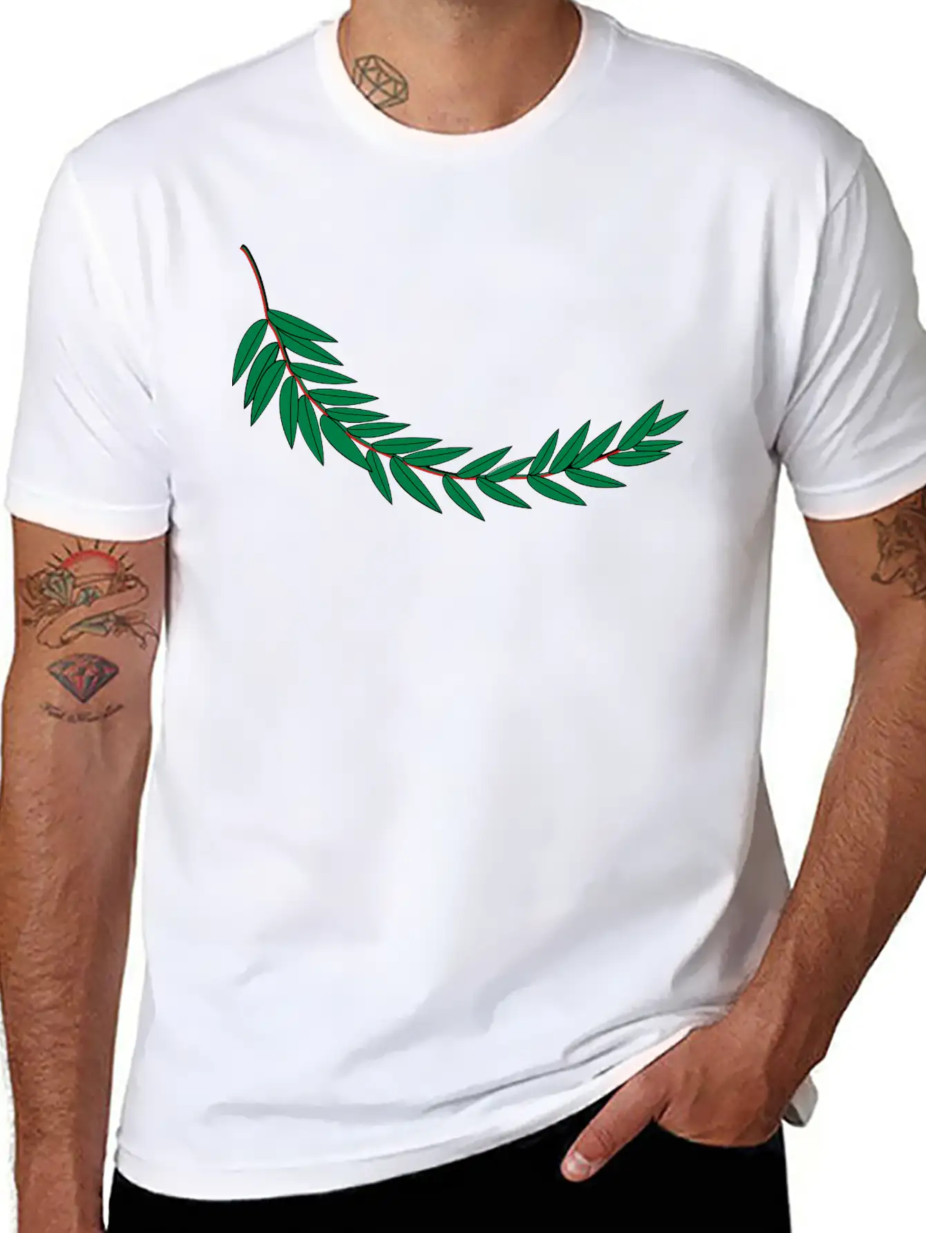 Branch Unisex Short Sleeve Soft Cotton T-Shirt – Casual Everyday Wear