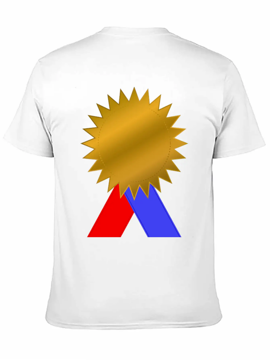 Brass Medal Unisex Short Sleeve Soft Cotton T-Shirt – Casual Everyday Wear