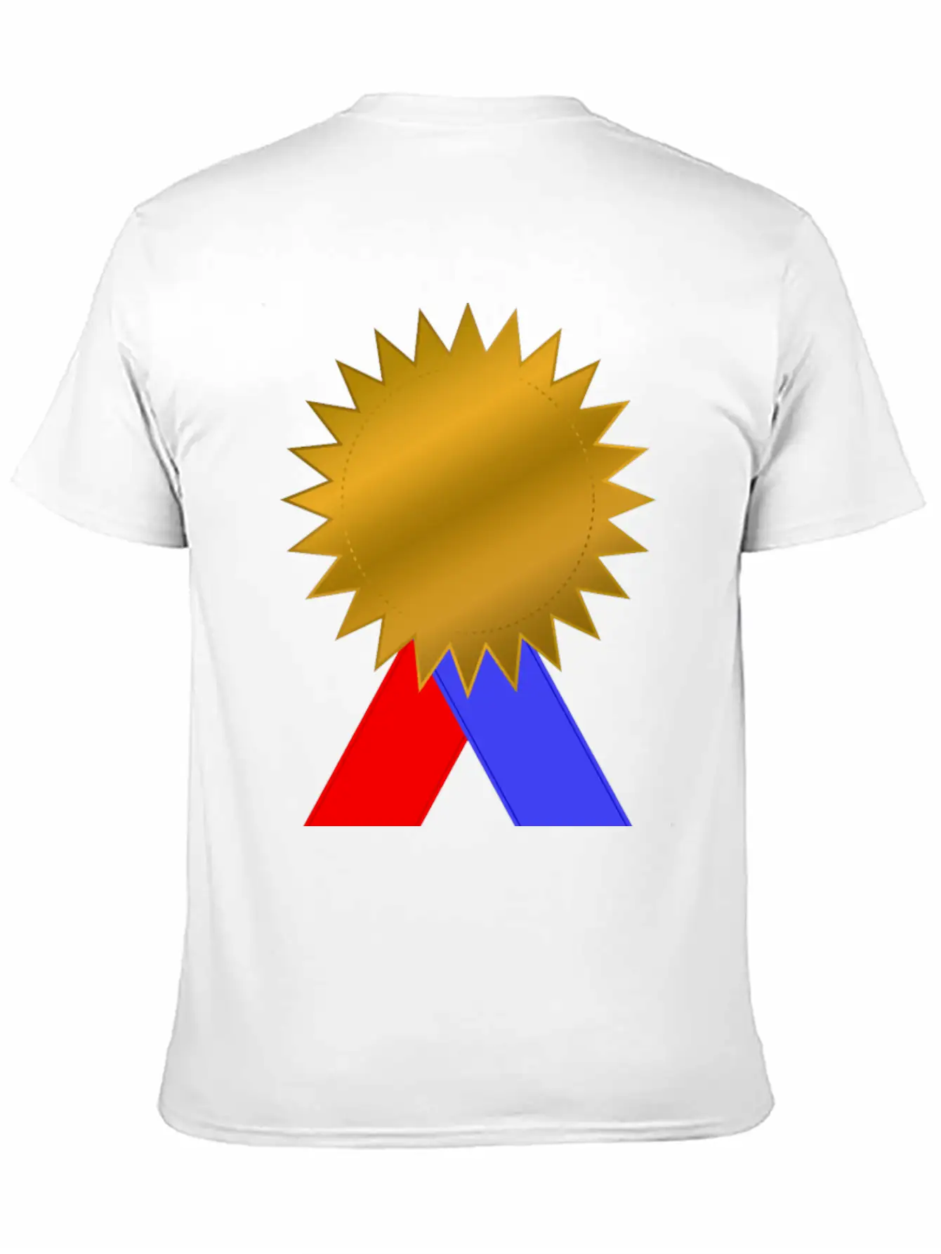 Brass Medal Unisex Short Sleeve Soft Cotton T-Shirt – Casual Everyday Wear