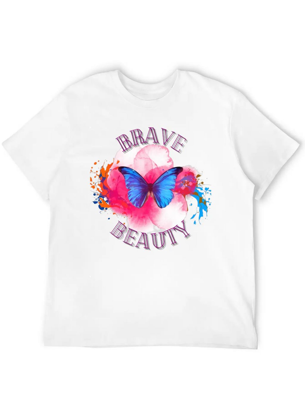 BRAVE Breathable Soft Cotton T-Shirt – Timeless Casual Look
