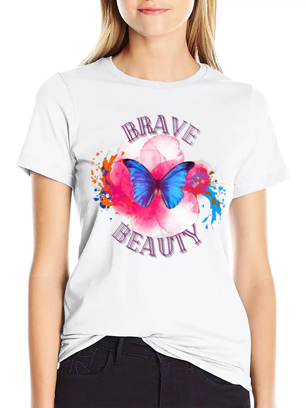 BRAVE Breathable Soft Cotton T-Shirt – Timeless Casual Look