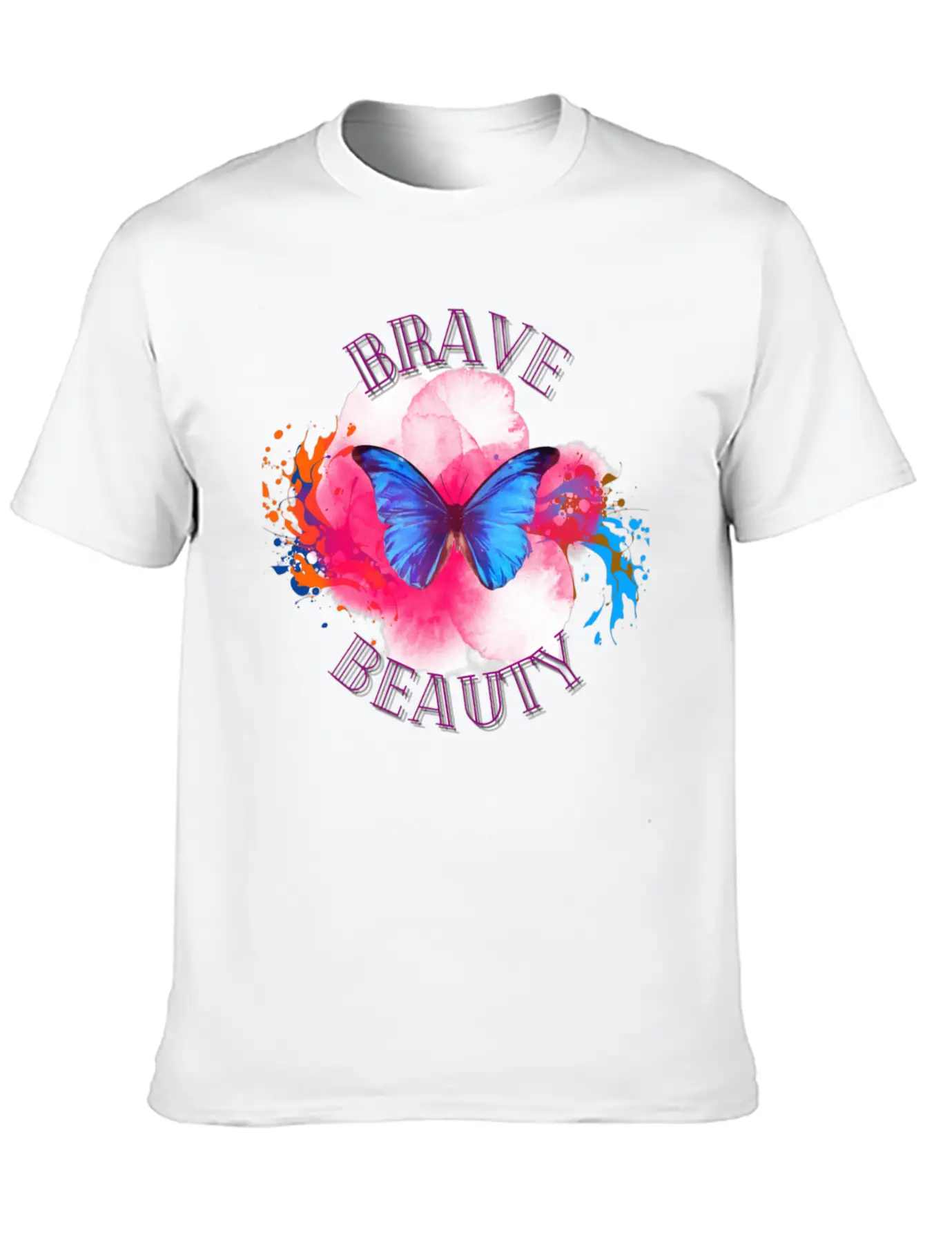 BRAVE Breathable Soft Cotton T-Shirt – Timeless Casual Look