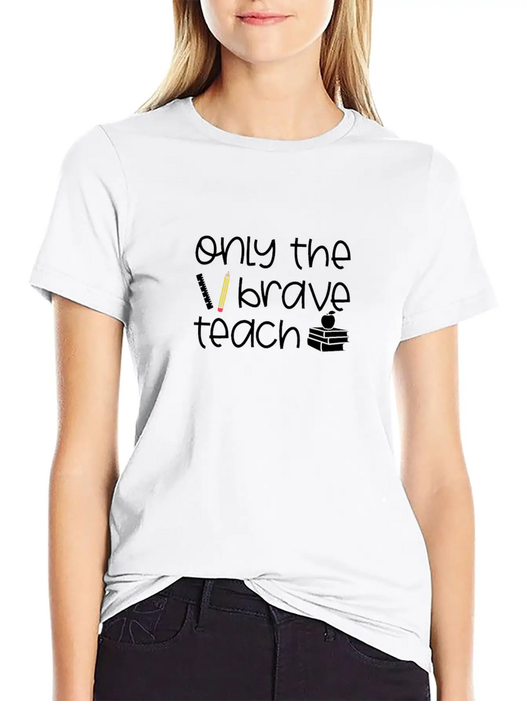 Brave School Teacher Child Education Shirt Gift Unisex Casual T-Shirt – Clean Design For Daily Comfort