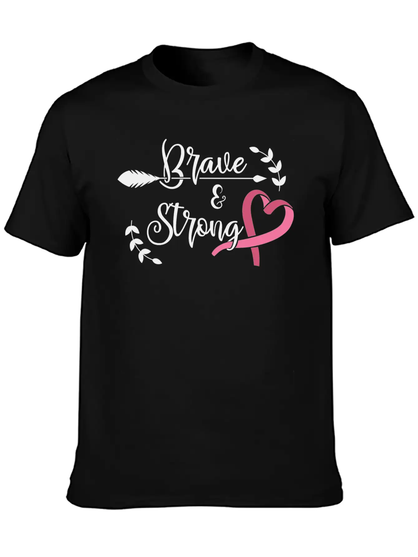 Brave Strong Classic Fit Graphic Tee For Daily Comfort – Unisex Cotton Shirt