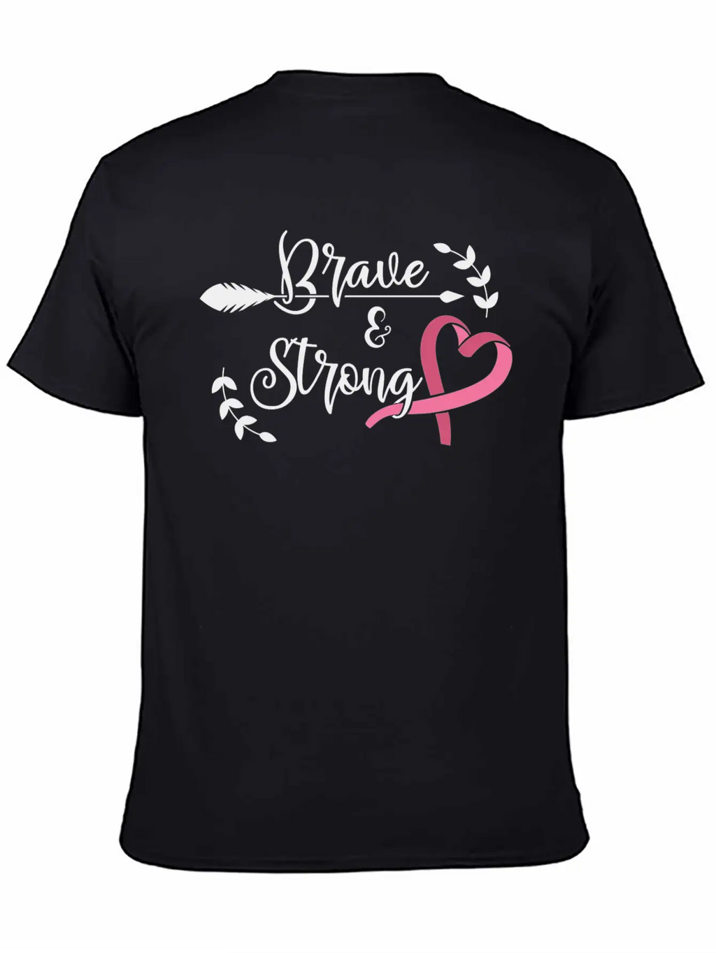 Brave Strong Classic Fit Graphic Tee For Daily Comfort – Unisex Cotton Shirt