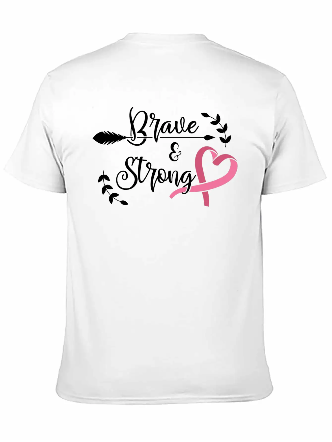 Brave Strong Classic Fit Graphic Tee For Daily Comfort – Unisex Cotton Shirt
