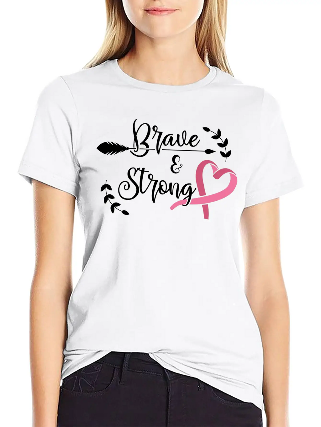 Brave Strong Unisex Casual T-Shirt – Clean Design For Daily Comfort