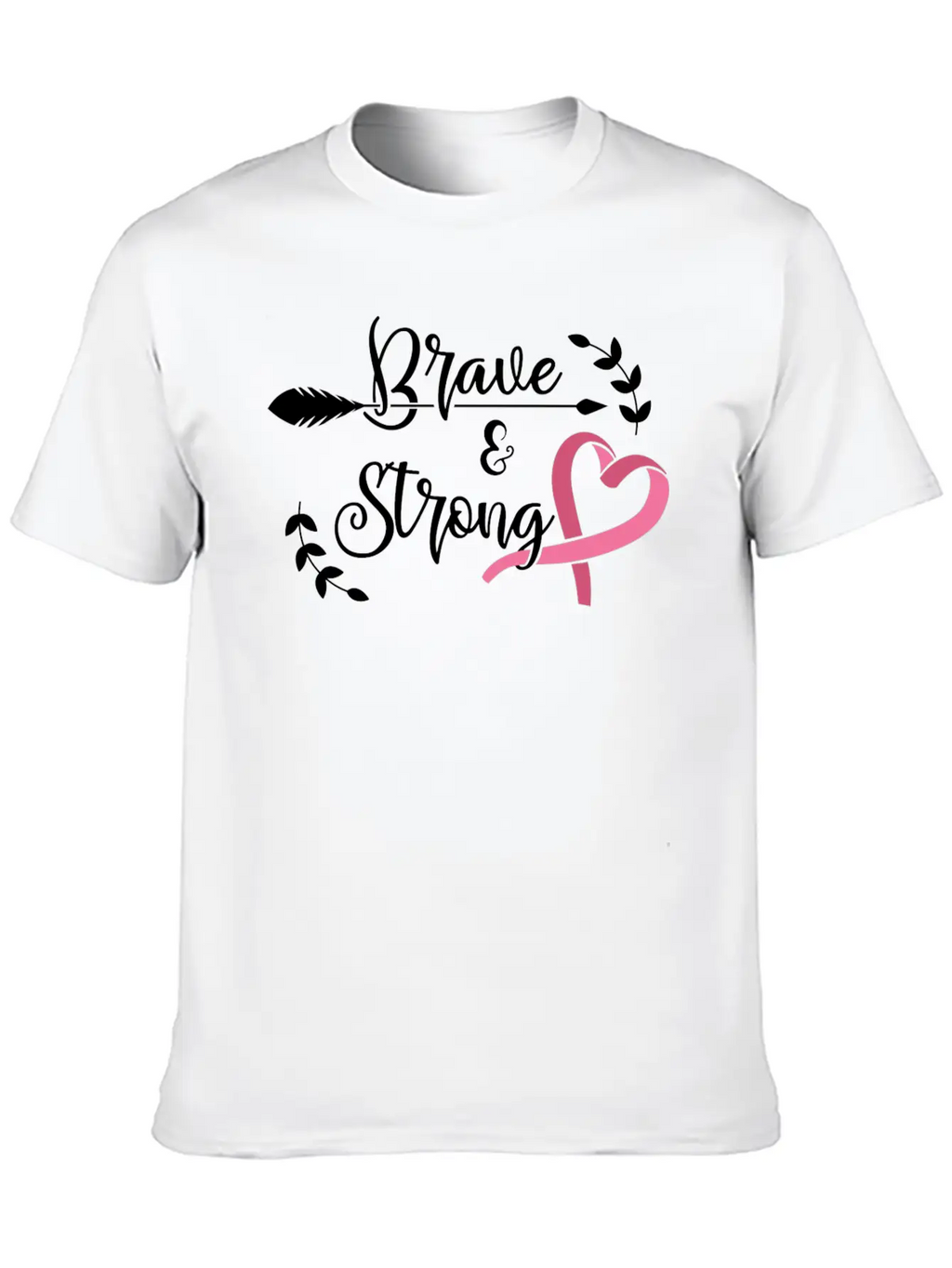 Brave Strong Unisex Casual T-Shirt – Clean Design For Daily Comfort