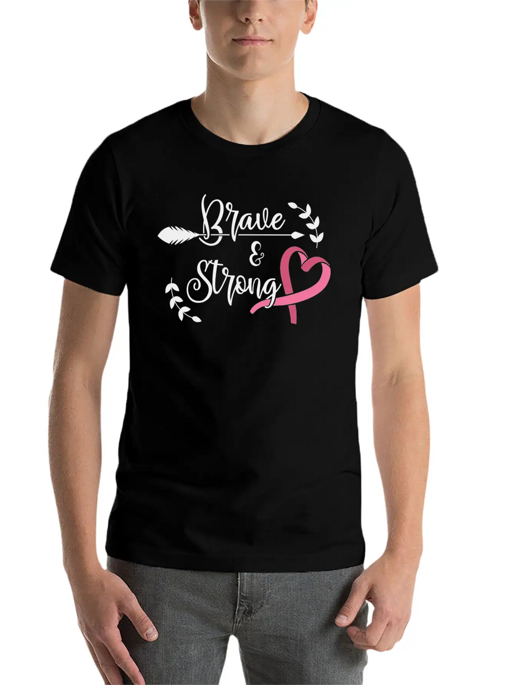 Brave Strong Unisex Casual T-Shirt – Clean Design For Daily Comfort