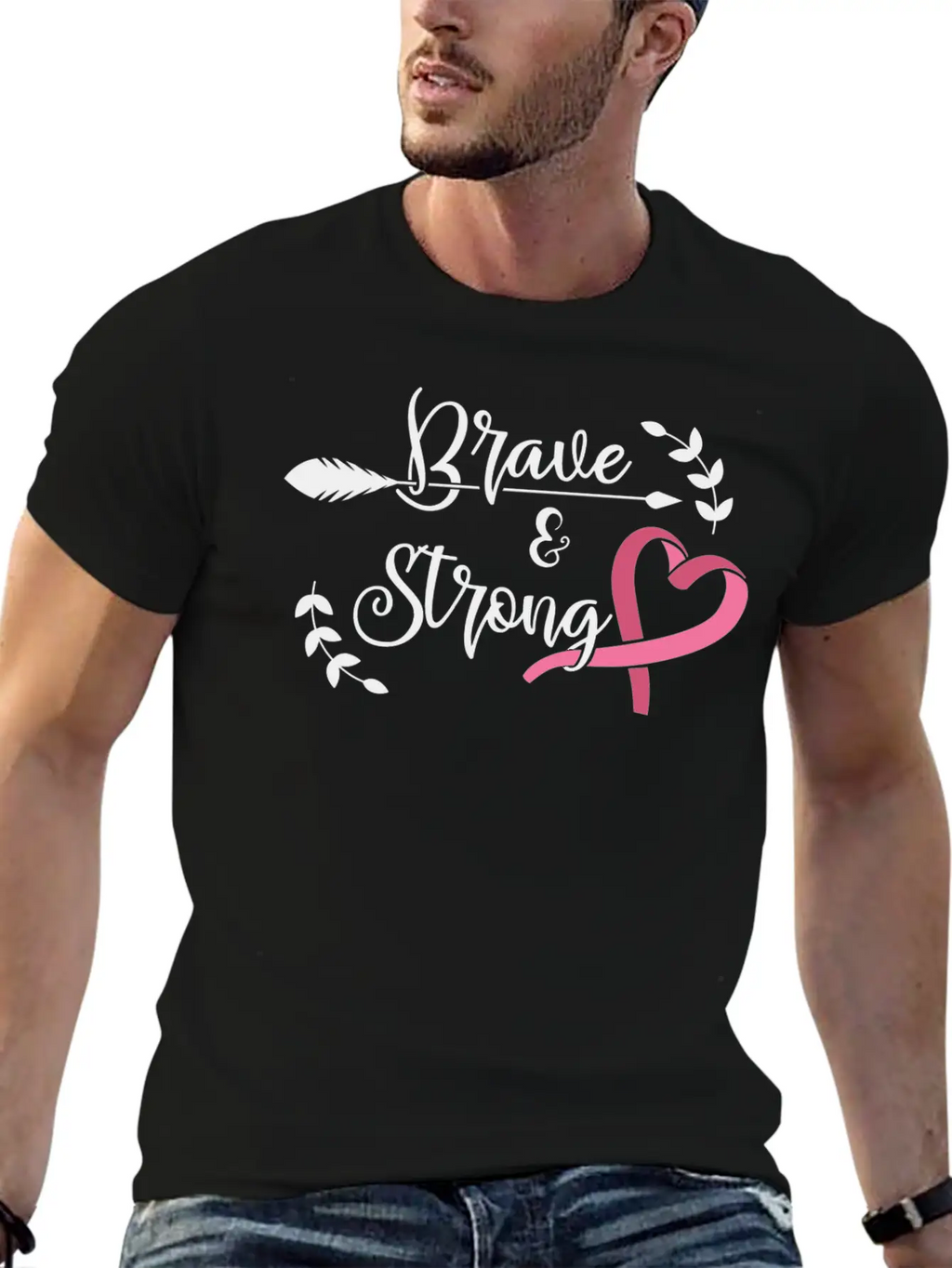 Brave Strong Unisex Casual T-Shirt – Clean Design For Daily Comfort