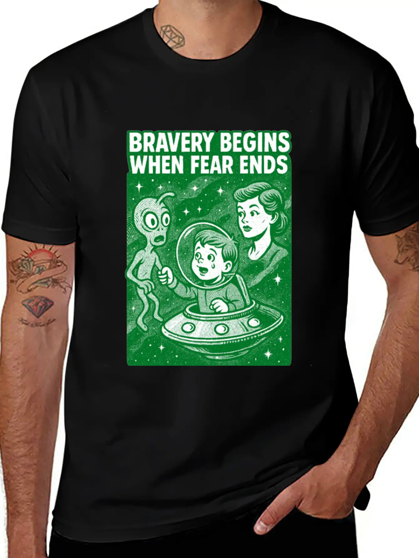 Bravery Begins When Fear Ends Unisex Casual T-Shirt – Clean Design For Daily Comfort