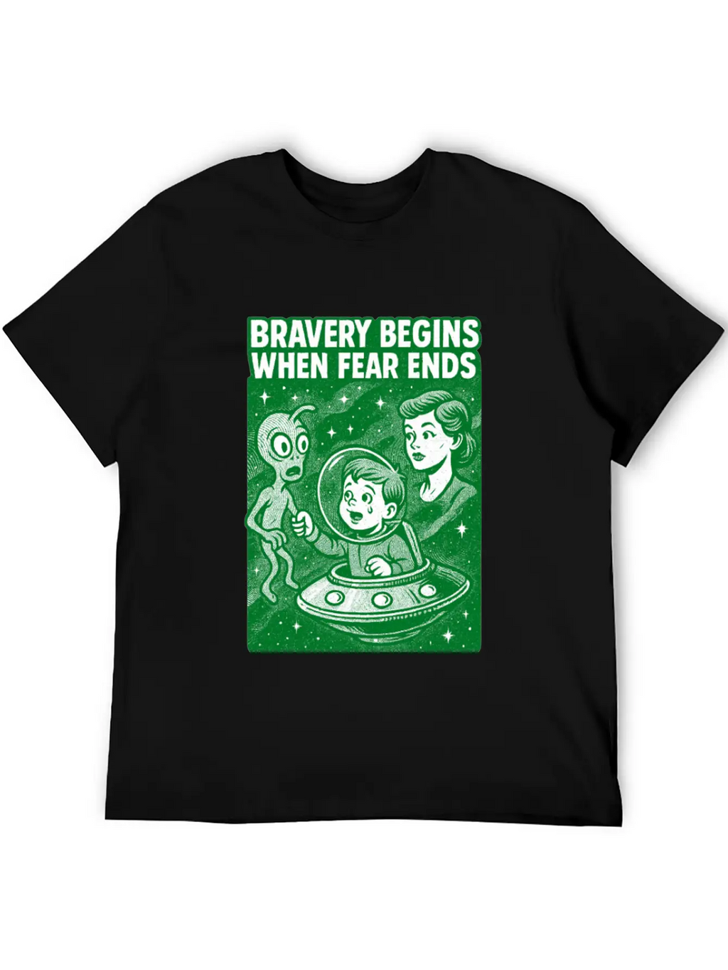 Bravery Begins When Fear Ends Unisex Casual T-Shirt – Clean Design For Daily Comfort