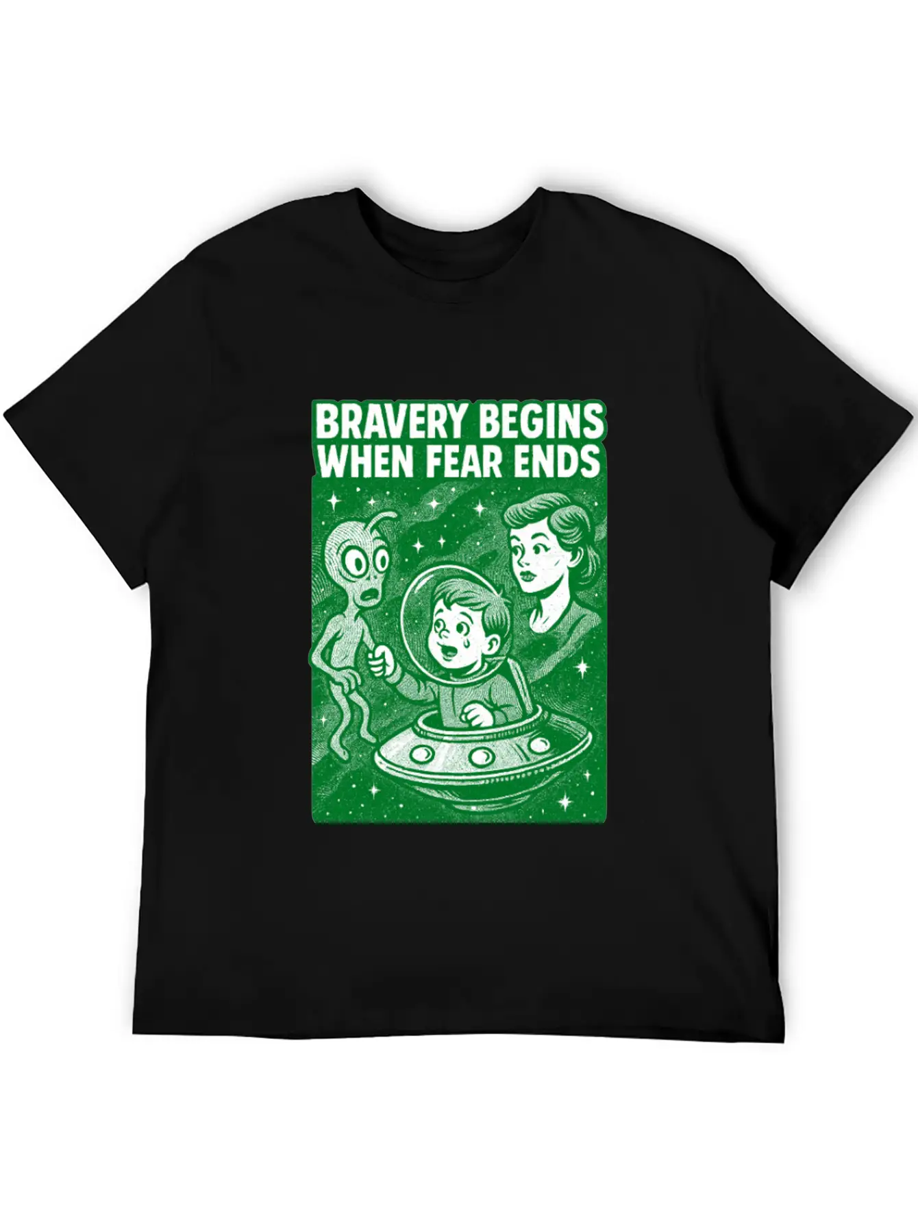 Bravery Begins When Fear Ends Unisex Casual T-Shirt – Clean Design For Daily Comfort