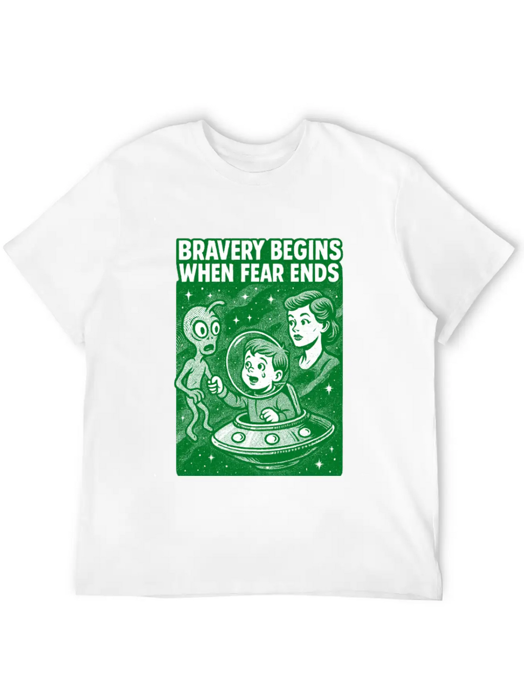 Bravery Begins When Fear Ends Unisex Casual T-Shirt – Clean Design For Daily Comfort