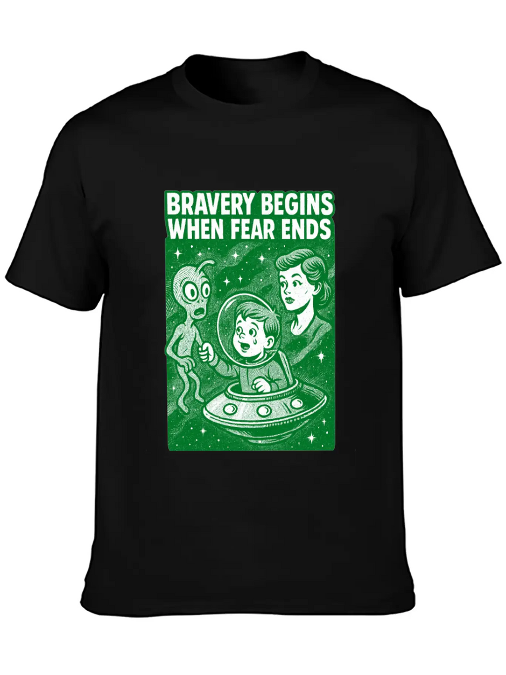 Bravery Begins When Fear Ends Unisex Casual T-Shirt – Clean Design For Daily Comfort