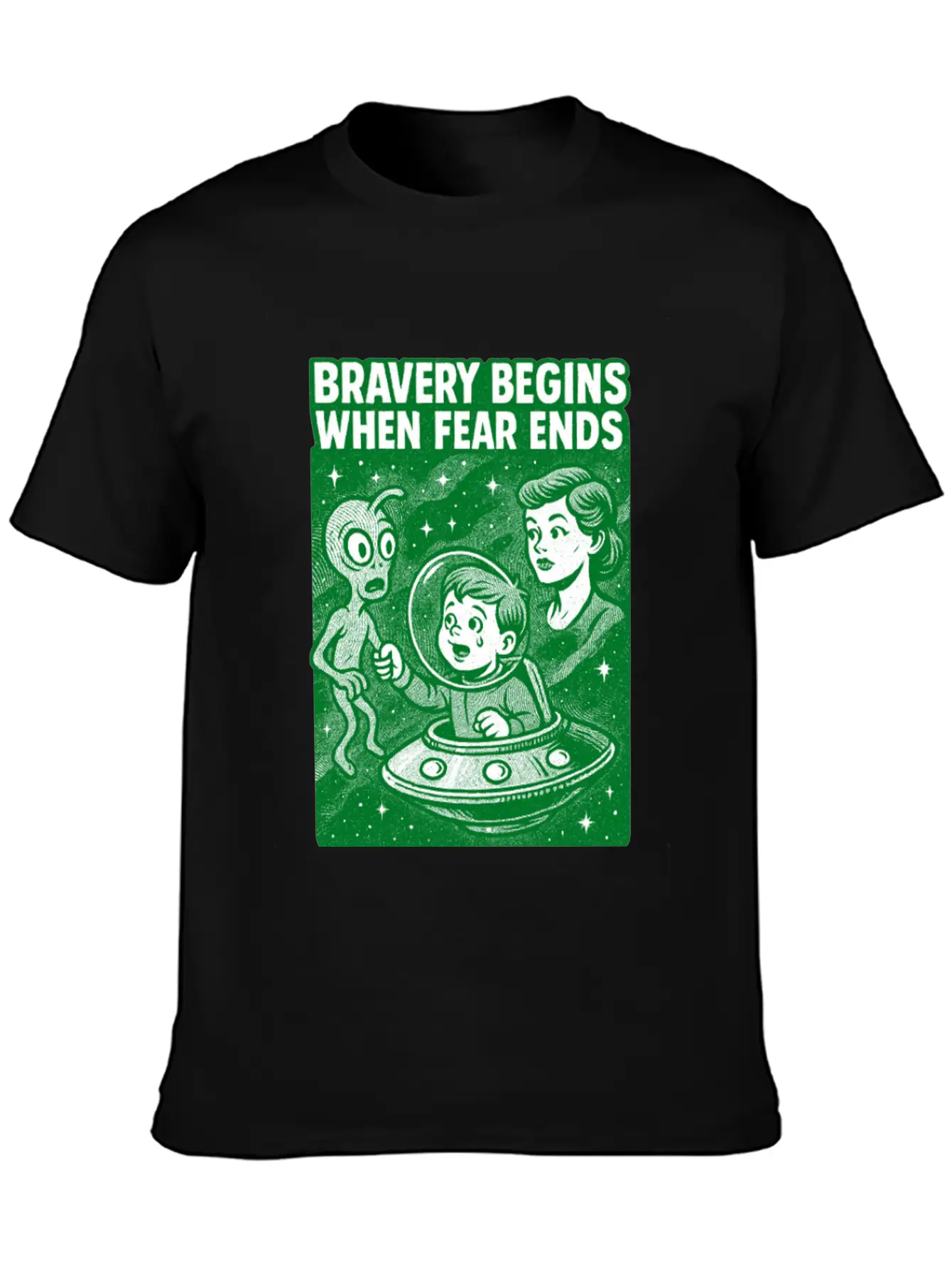 Bravery Begins When Fear Ends Unisex Casual T-Shirt – Clean Design For Daily Comfort