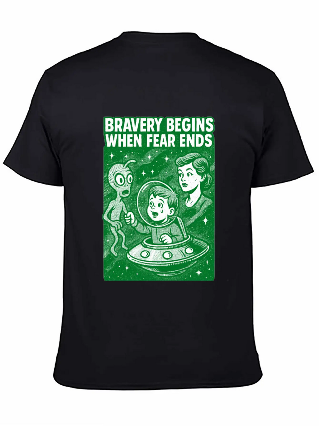 Bravery Begins When Fear Ends Unisex Casual T-Shirt – Clean Design For Daily Comfort