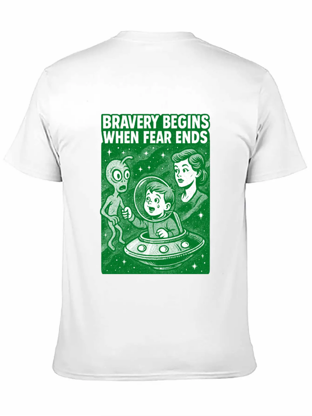 Bravery Begins When Fear Ends Unisex Casual T-Shirt – Clean Design For Daily Comfort