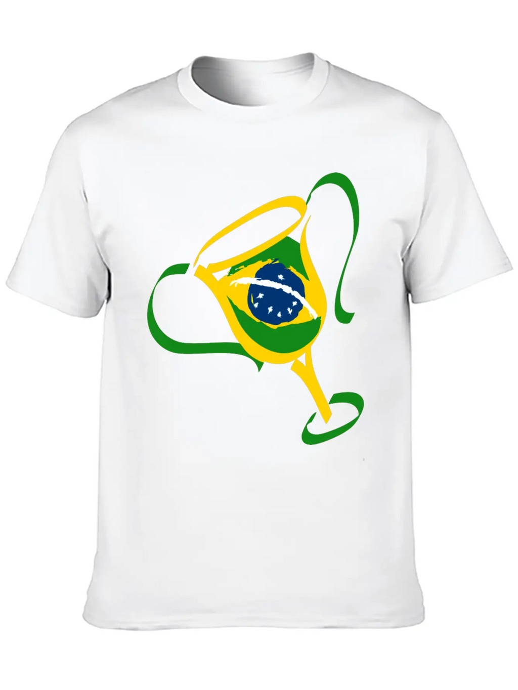 Brazil Trophy Breathable Soft Cotton T-Shirt – Timeless Casual Look
