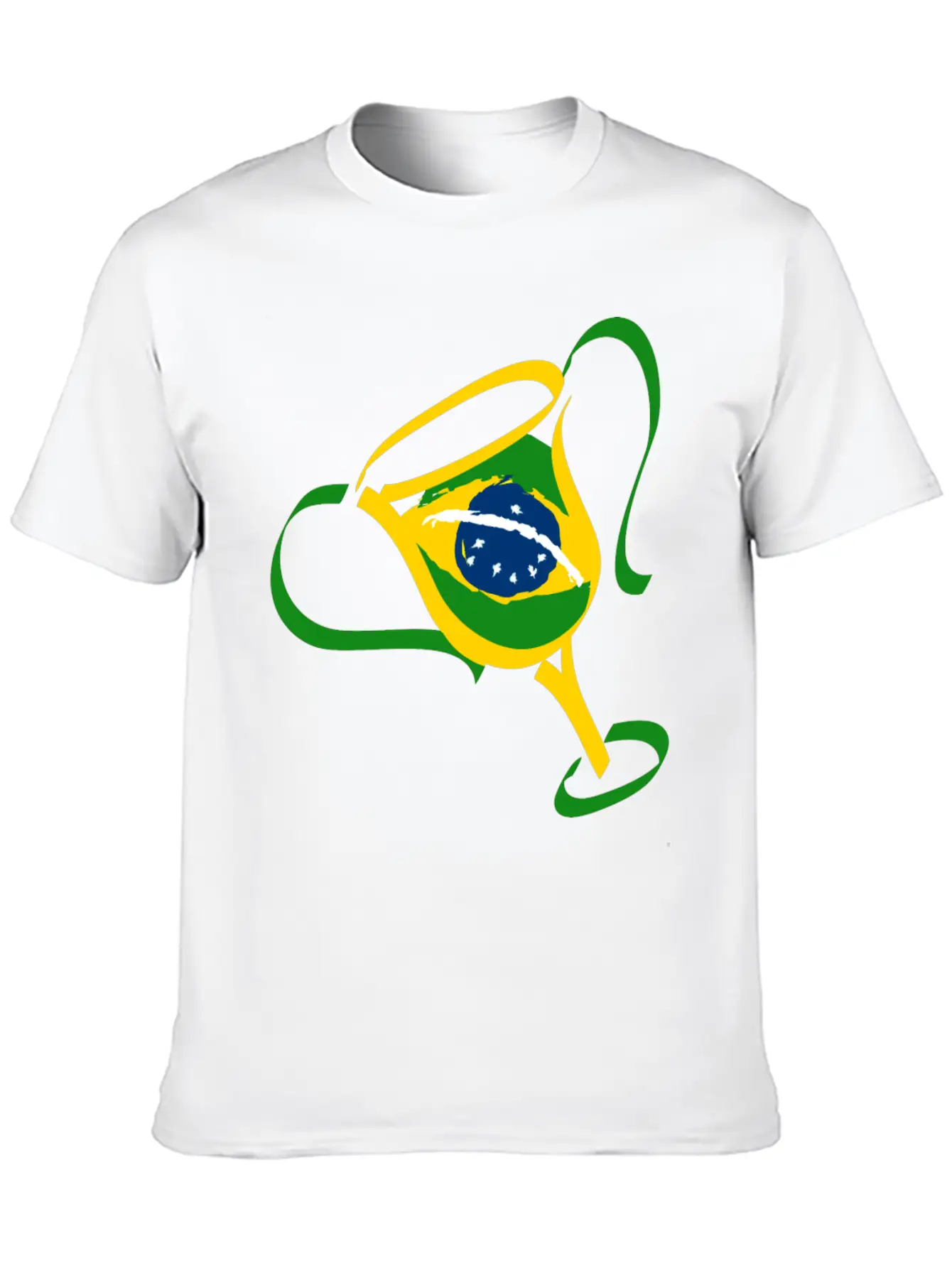 Brazil Trophy Breathable Soft Cotton T-Shirt – Timeless Casual Look