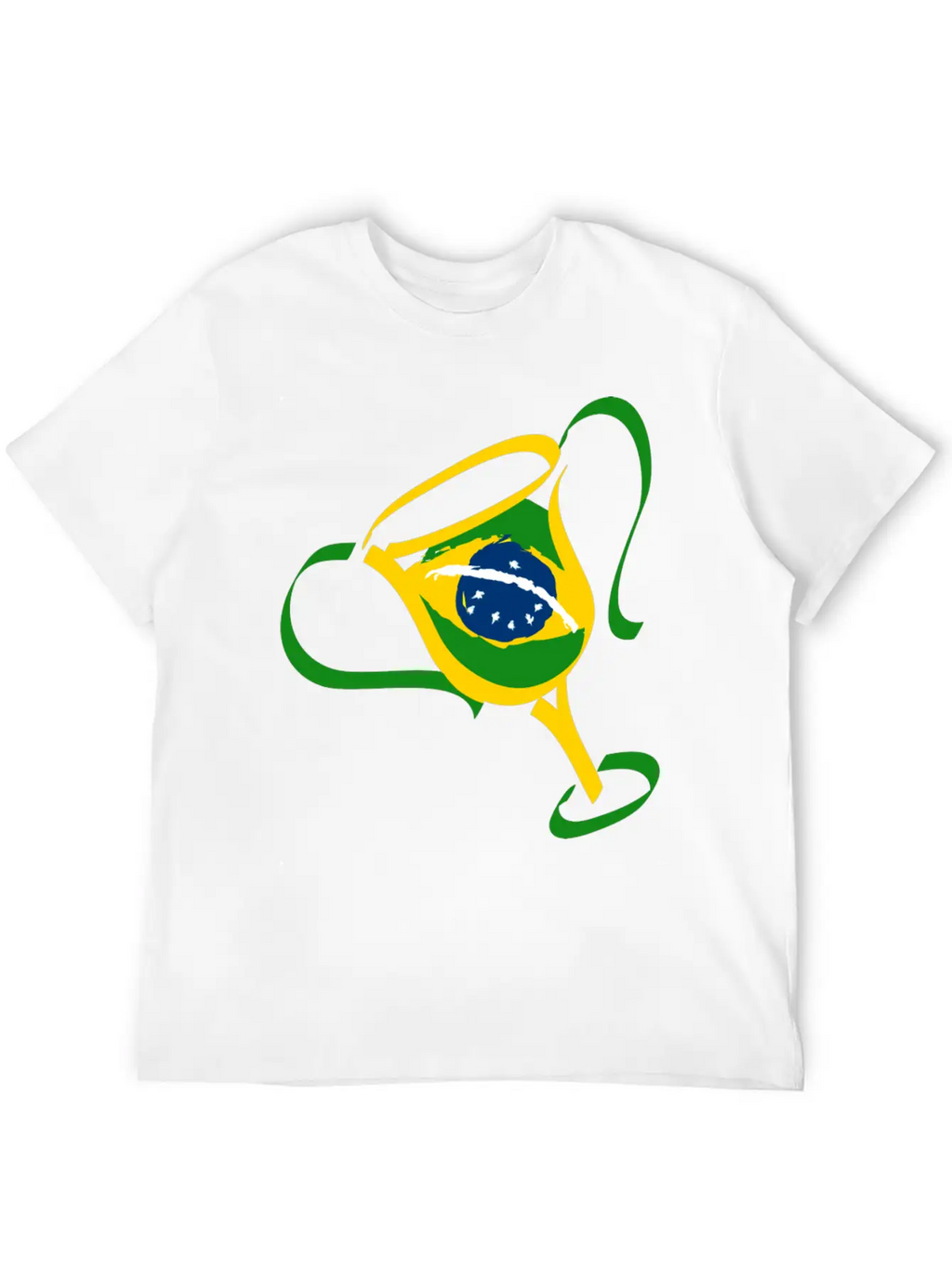 Brazil Trophy Breathable Soft Cotton T-Shirt – Timeless Casual Look