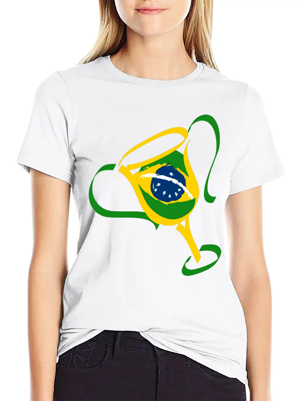 Brazil Trophy Breathable Soft Cotton T-Shirt – Timeless Casual Look