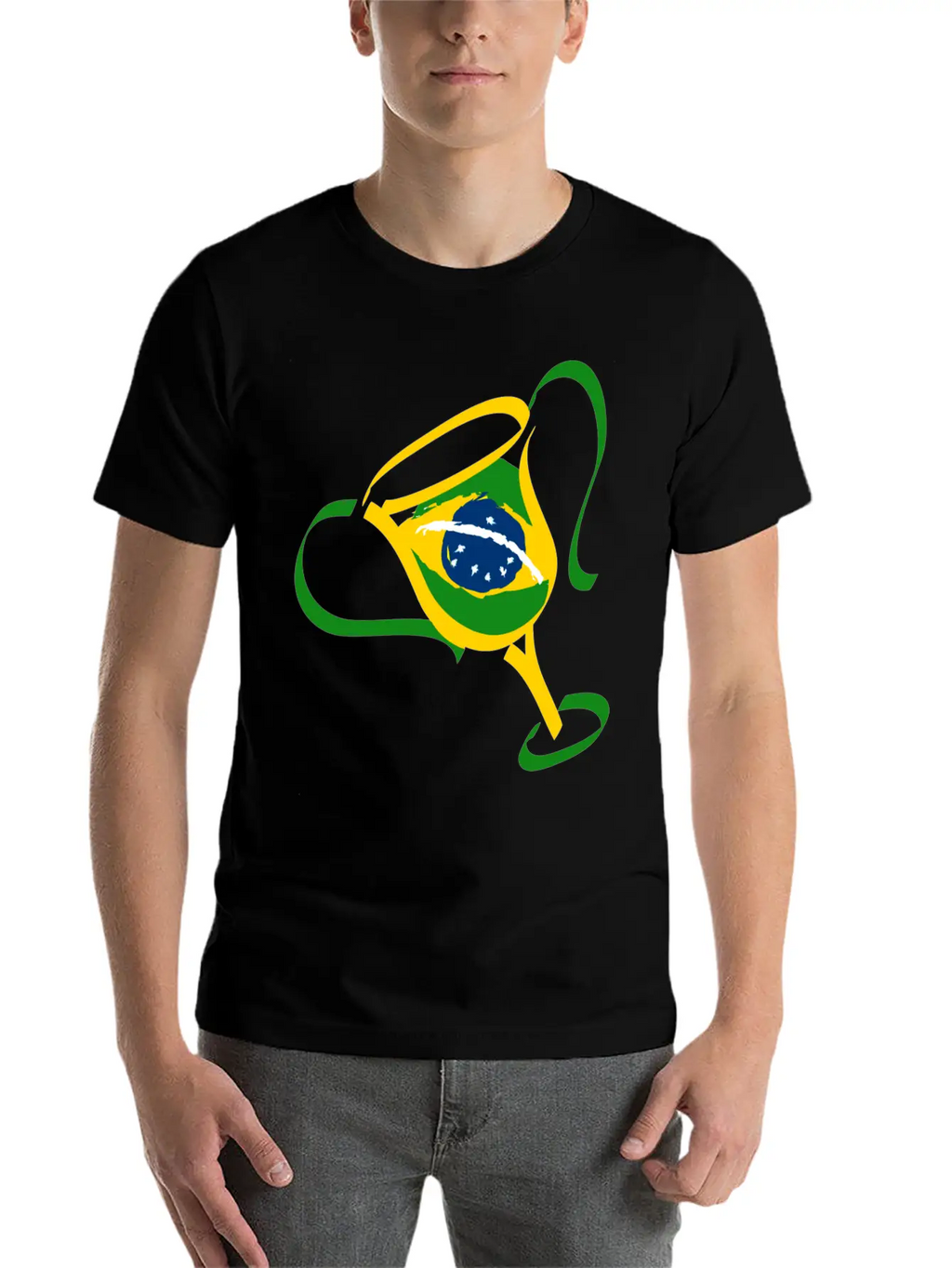 Brazil Trophy Breathable Soft Cotton T-Shirt – Timeless Casual Look