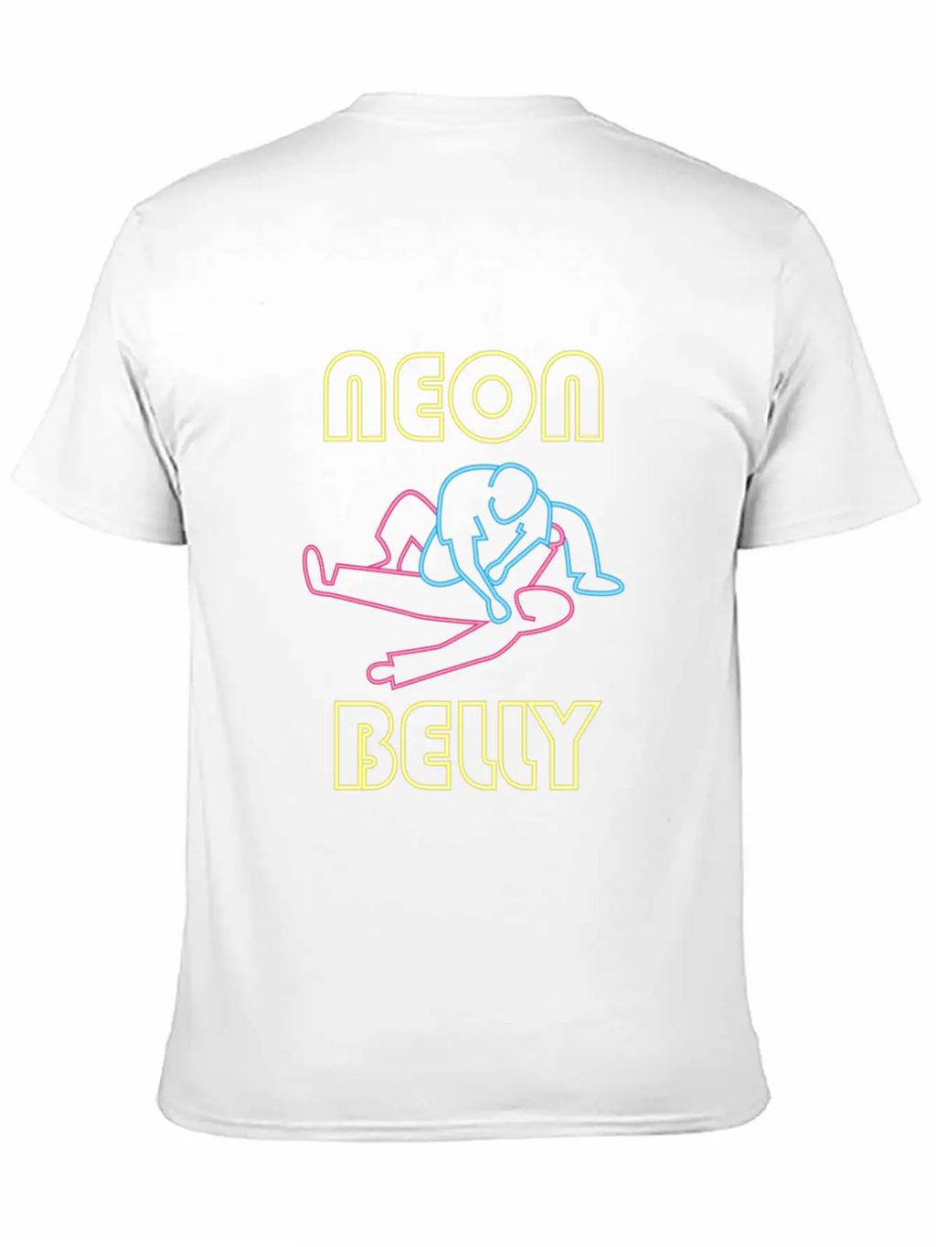 Brazilian Jiu Jitsu: BJJ Neon Knee On Belly Essent Unisex Casual T-Shirt – Clean Design For Daily Comfort