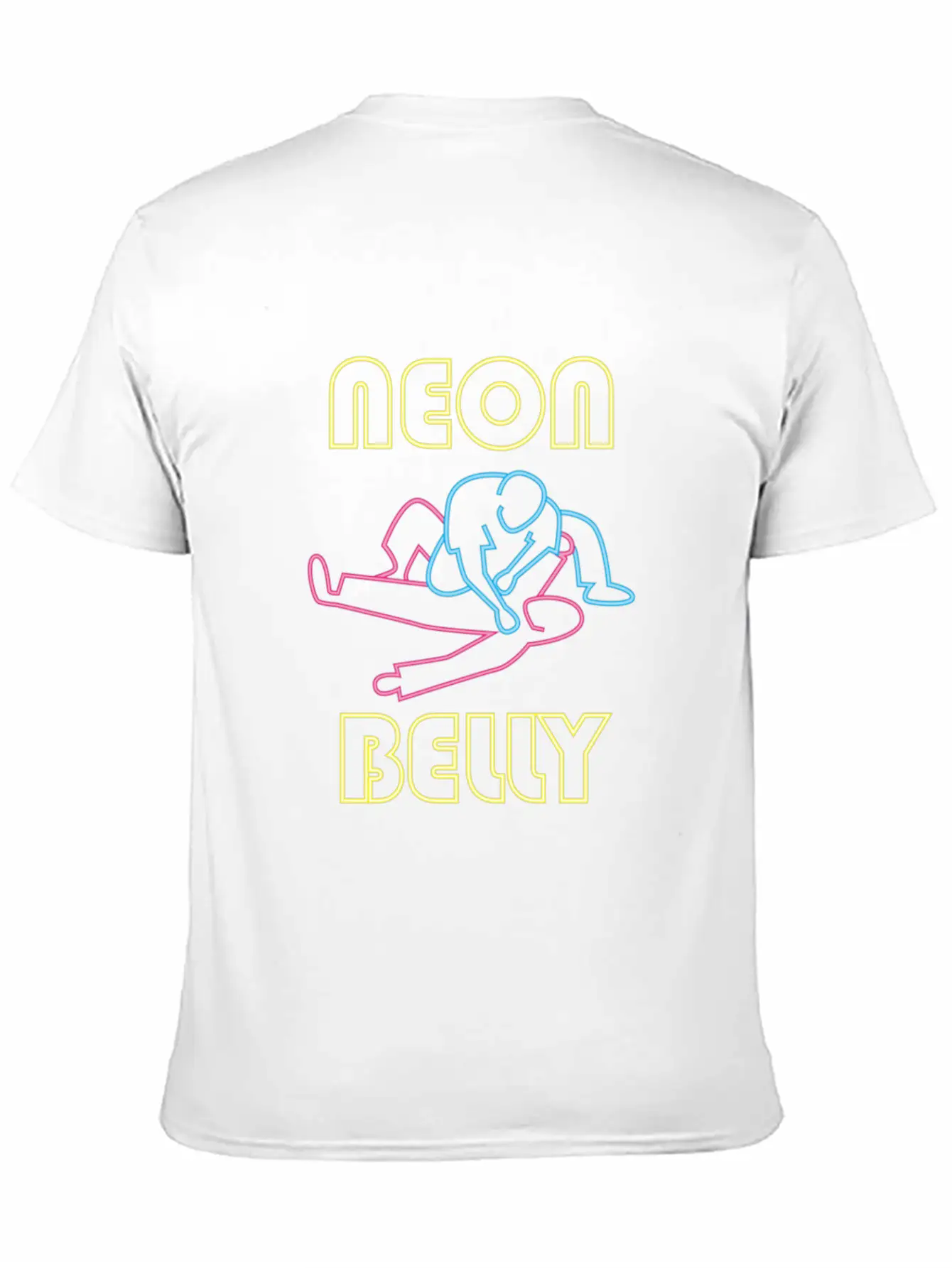 Brazilian Jiu Jitsu: BJJ Neon Knee On Belly Essent Unisex Casual T-Shirt – Clean Design For Daily Comfort