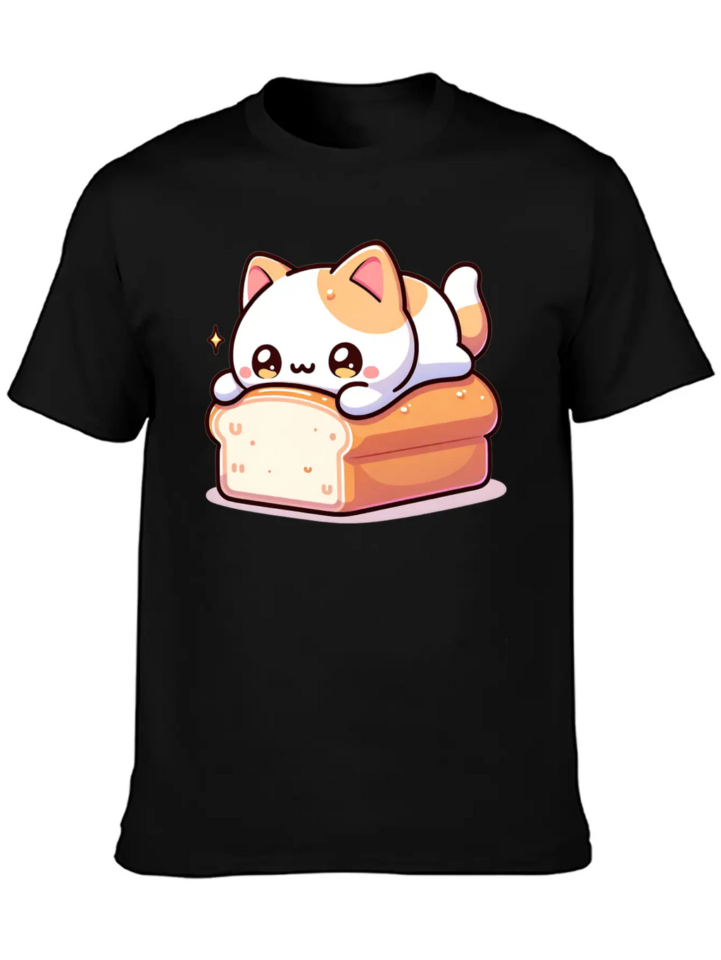 Bread Loaf Cat Stylish Everyday T-Shirt – Unisex Basic Cotton Tee