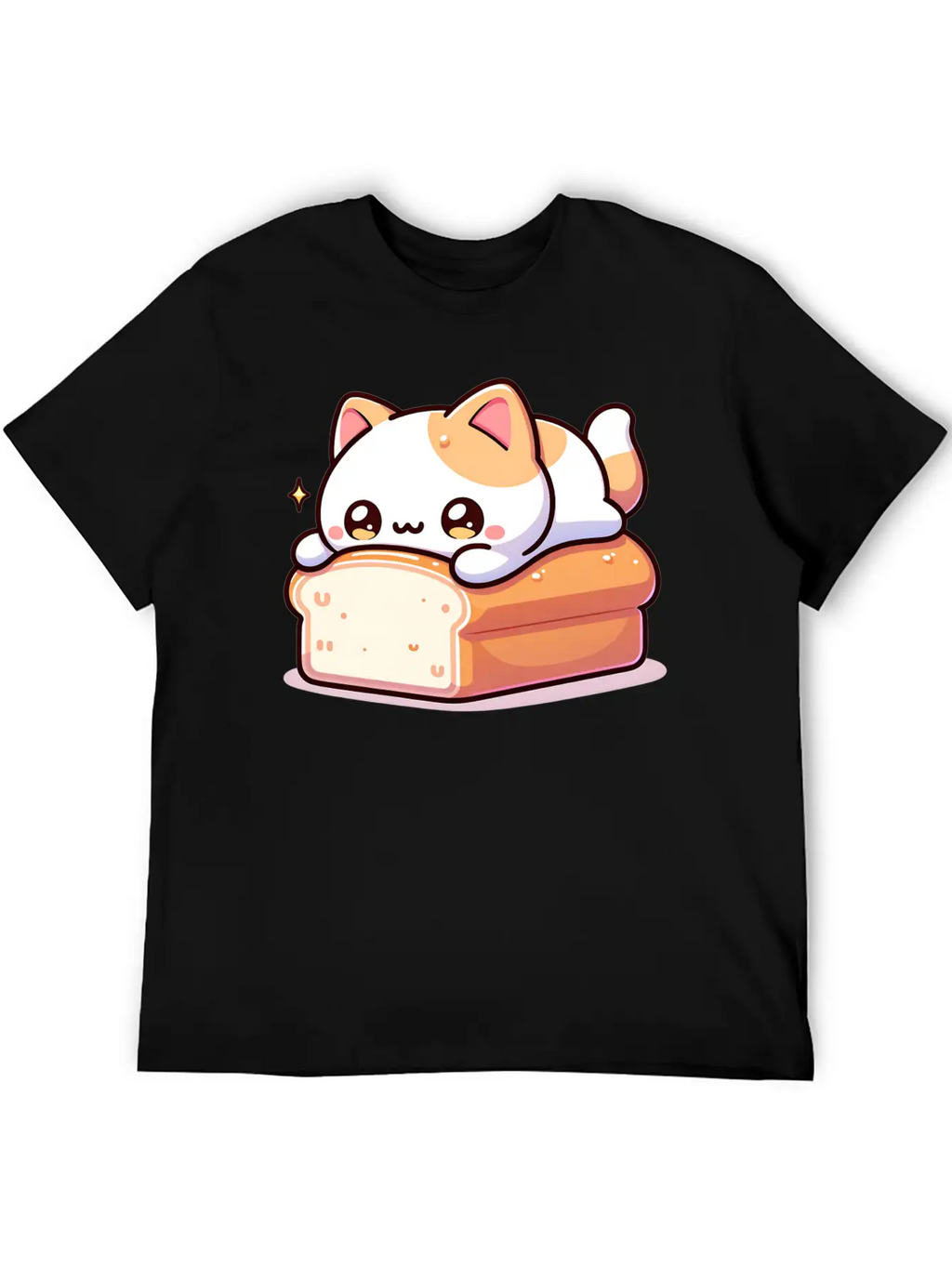 Bread Loaf Cat Stylish Everyday T-Shirt – Unisex Basic Cotton Tee