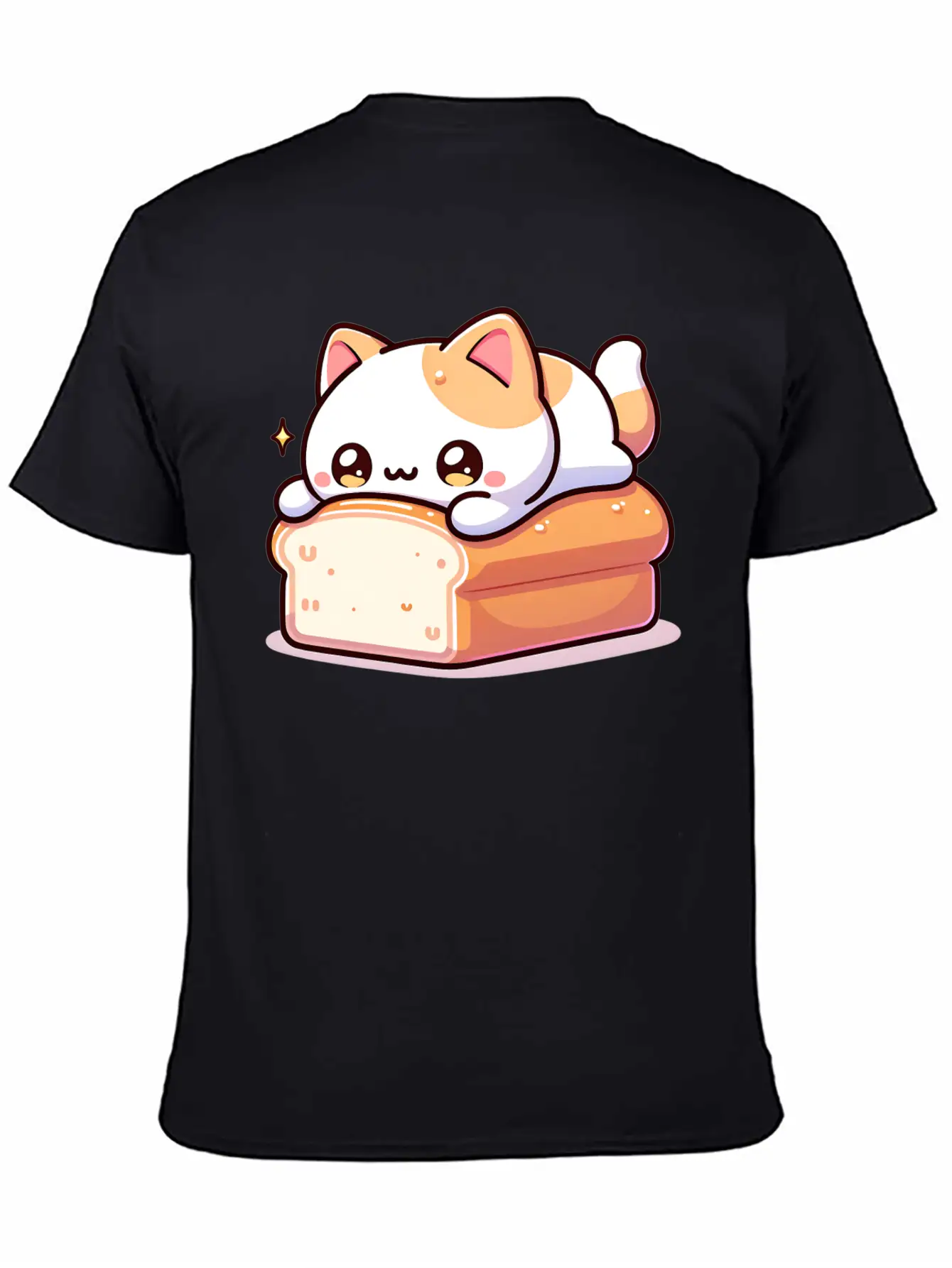 Bread Loaf Cat Stylish Everyday T-Shirt – Unisex Basic Cotton Tee
