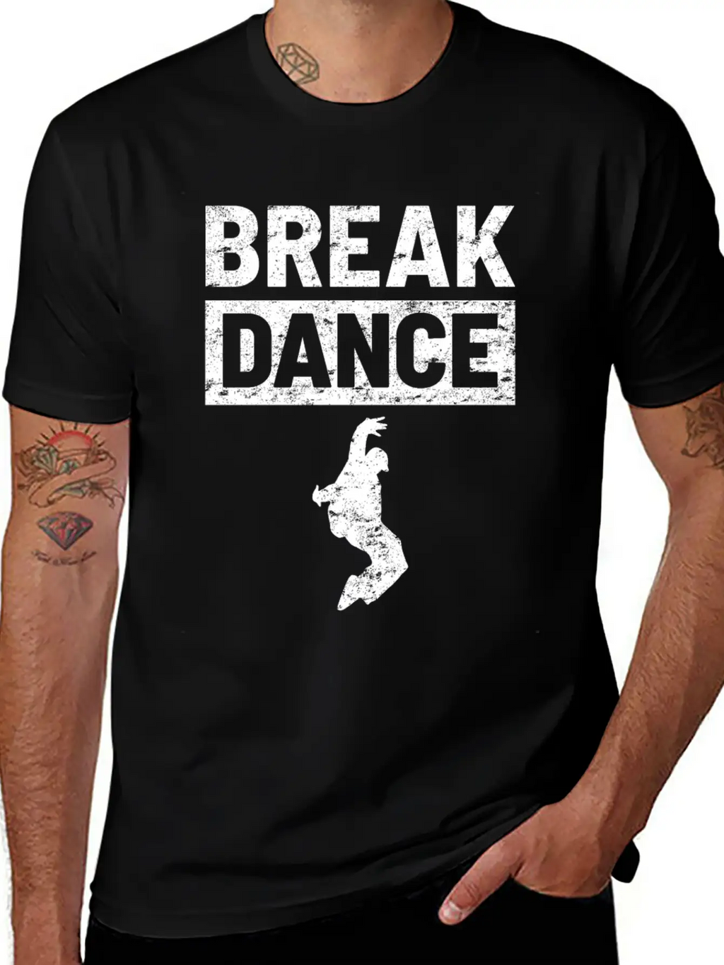 Break Dance Breathable Soft Cotton T-Shirt – Timeless Casual Look