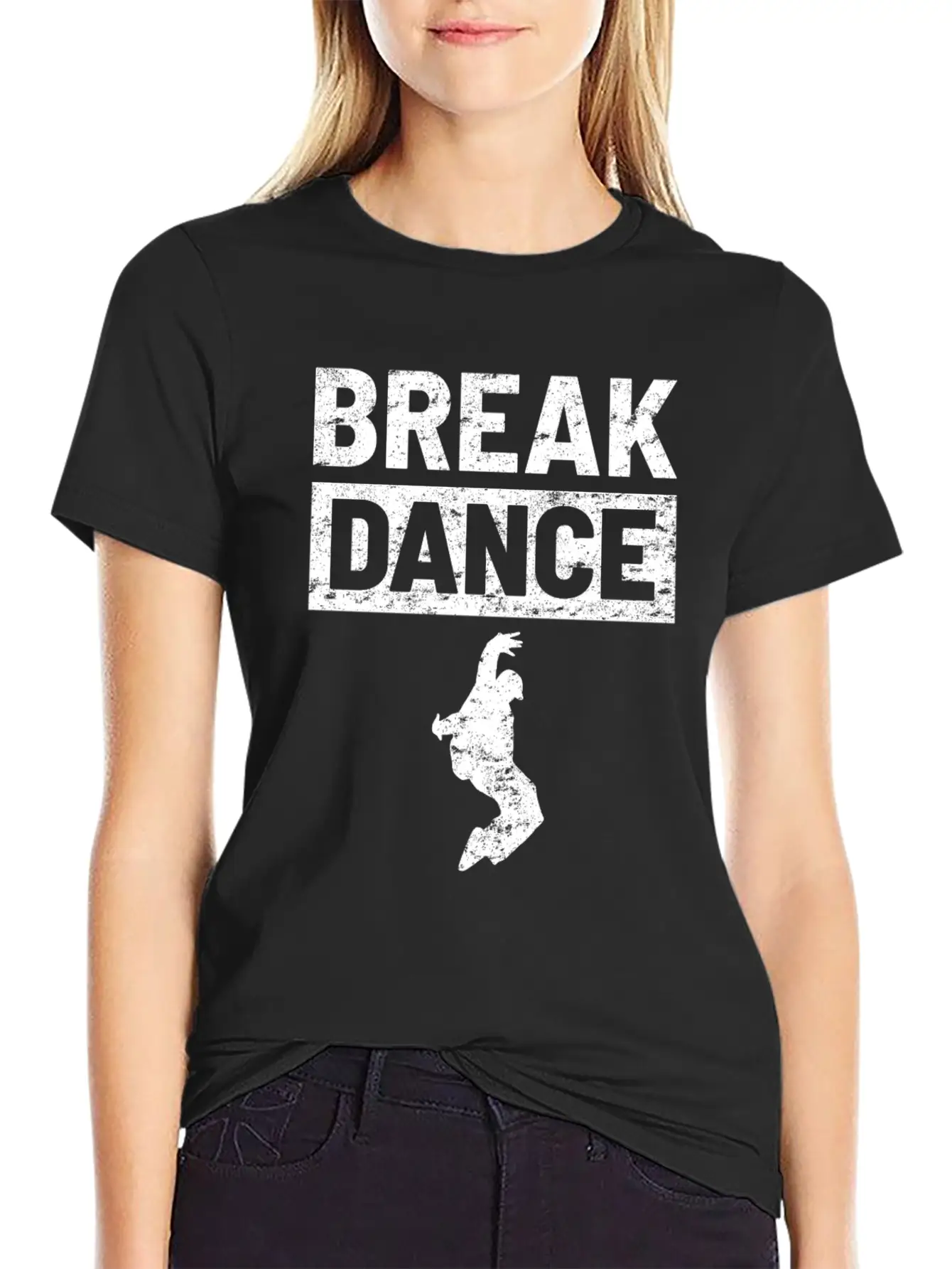 Break Dance Breathable Soft Cotton T-Shirt – Timeless Casual Look