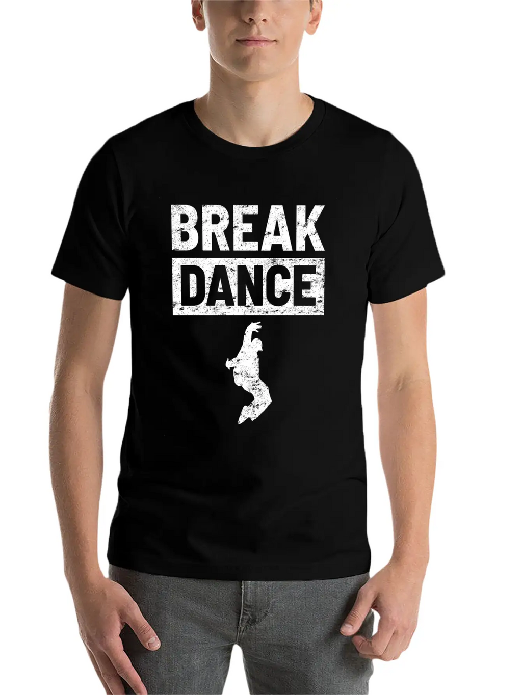 Break Dance Breathable Soft Cotton T-Shirt – Timeless Casual Look