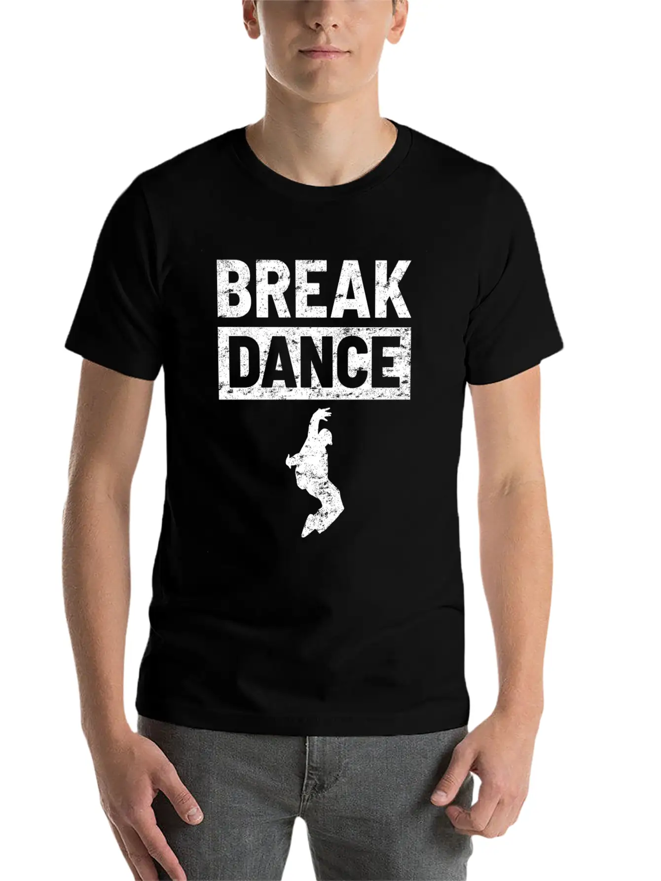 Break Dance Breathable Soft Cotton T-Shirt – Timeless Casual Look