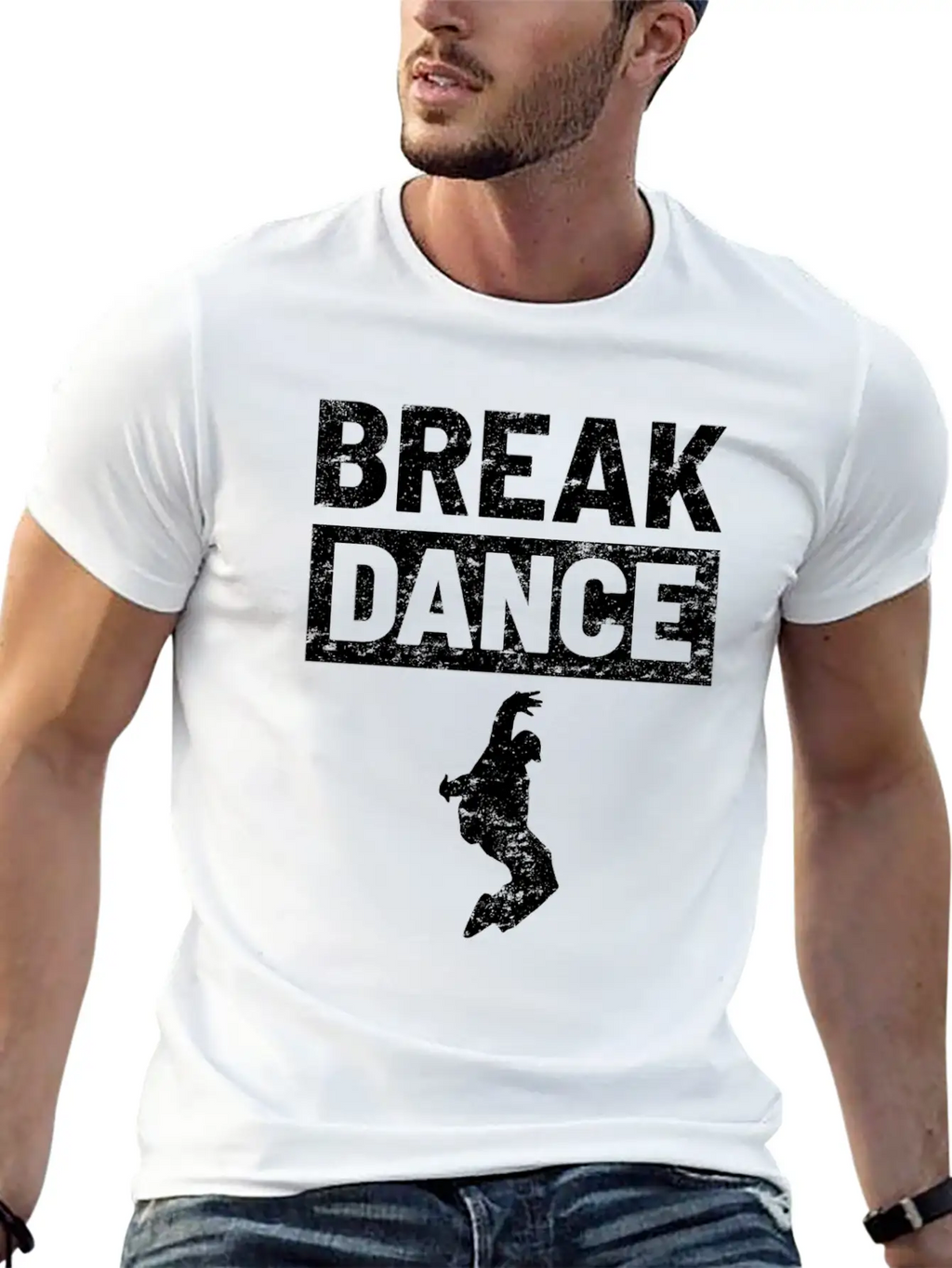 Break Dance Breathable Soft Cotton T-Shirt – Timeless Casual Look