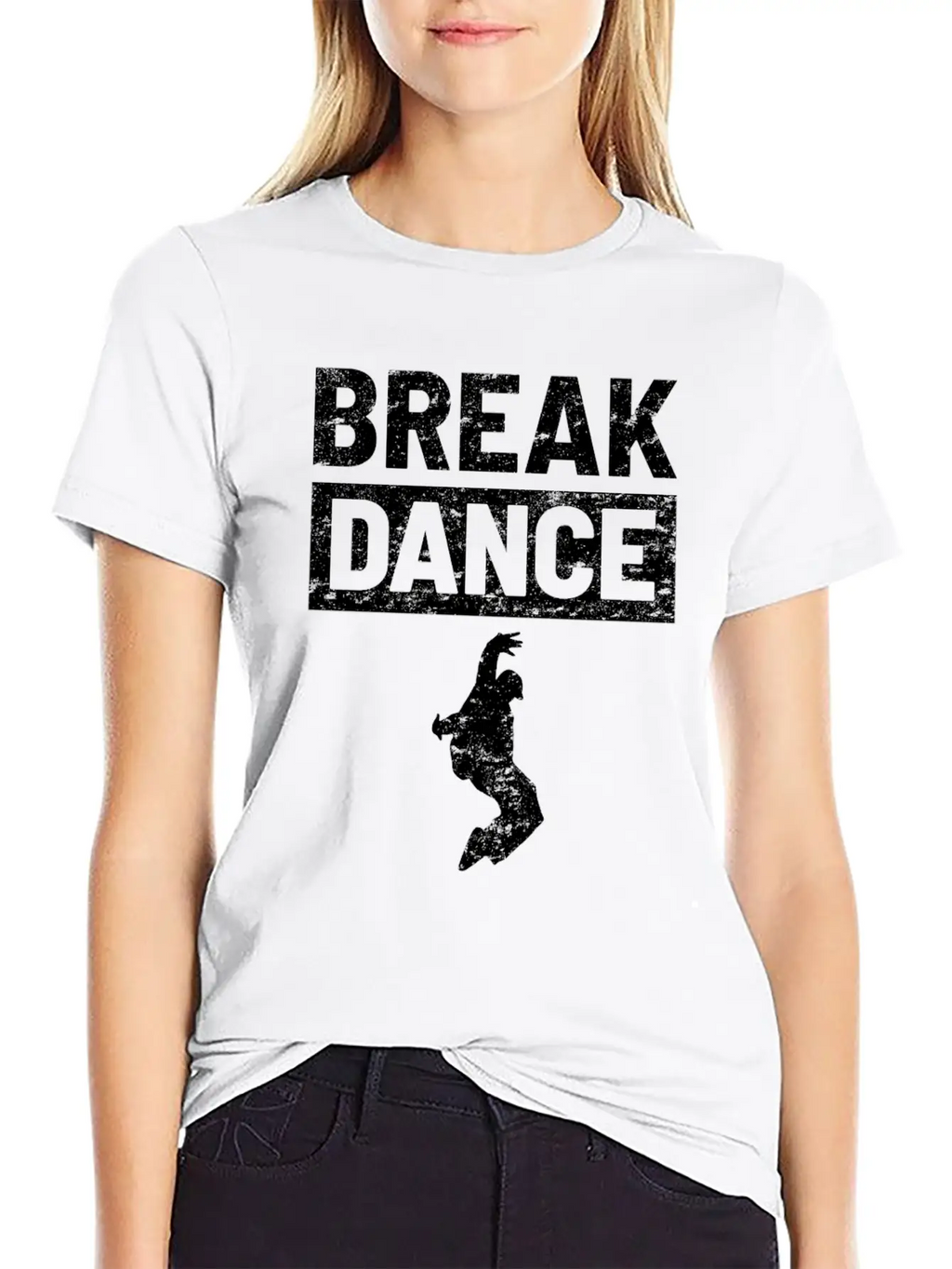 Break Dance Breathable Soft Cotton T-Shirt – Timeless Casual Look