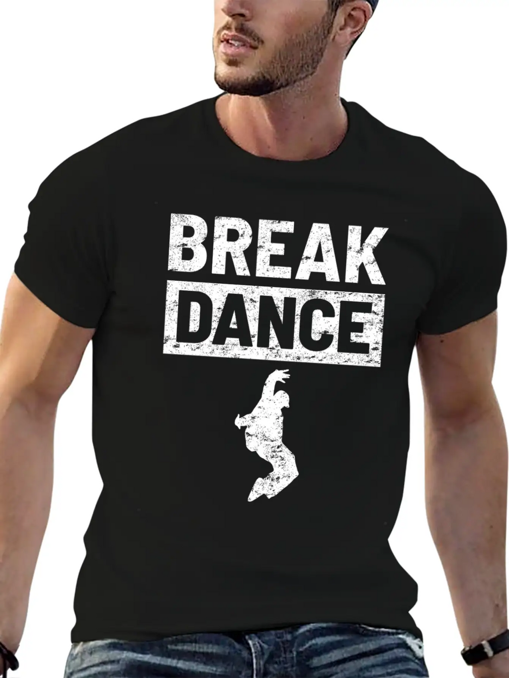 Break Dance Breathable Soft Cotton T-Shirt – Timeless Casual Look
