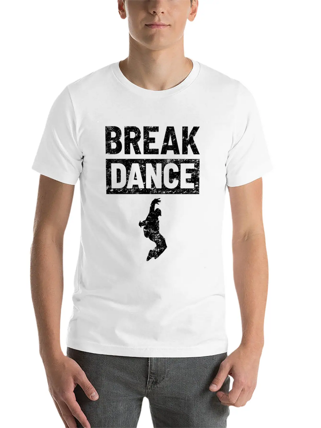 Break Dance Breathable Soft Cotton T-Shirt – Timeless Casual Look